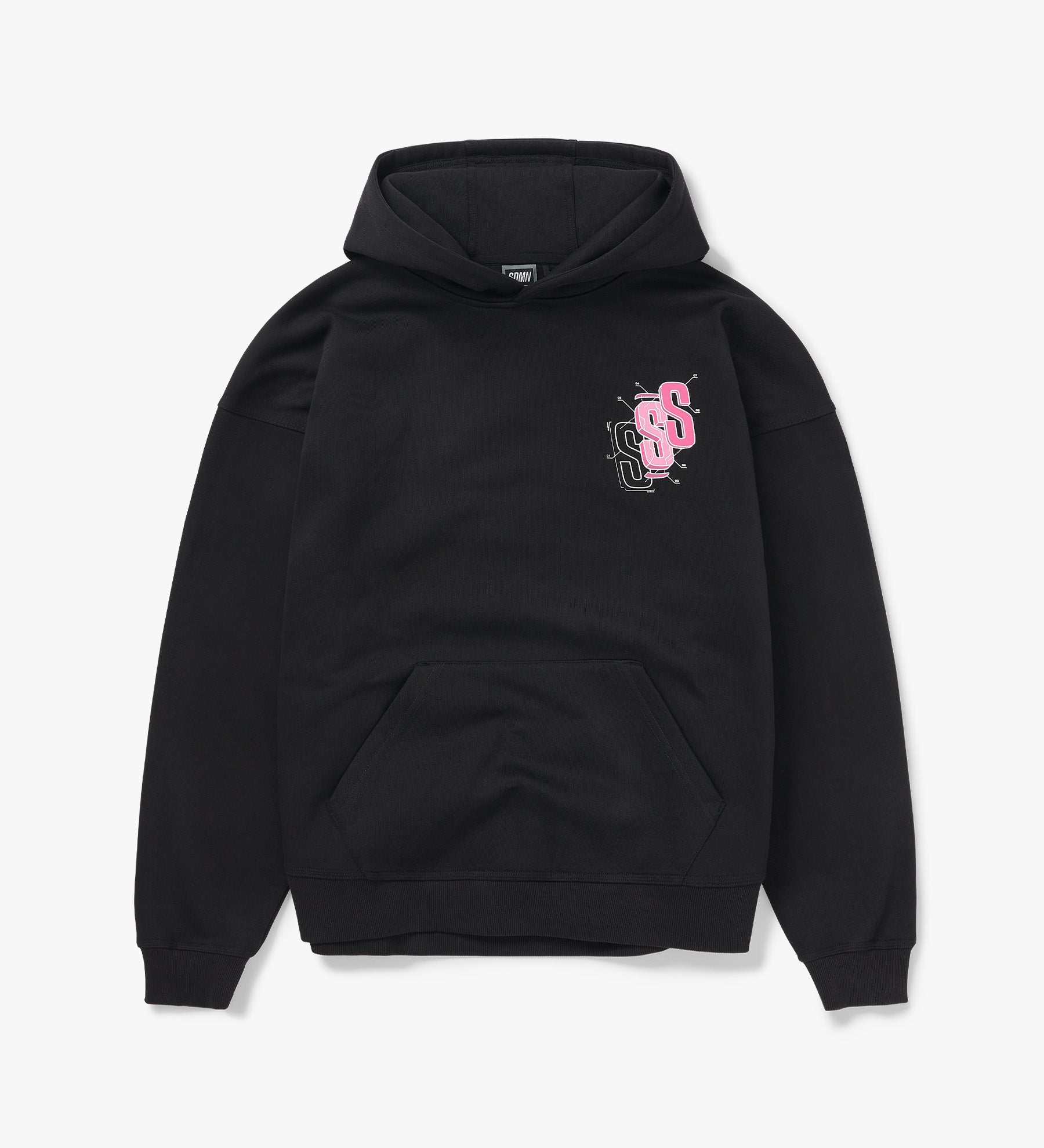 Clothing Hoodie Pink Sidemen Hoodie SDMN Blueprint Hoodie Black