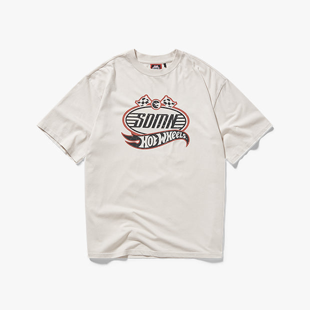 SDMN x Hot Wheels Washed T-Shirt [Off White]