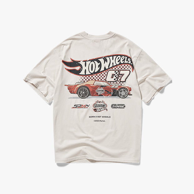 SDMN x Hot Wheels Washed T-Shirt [Off White]