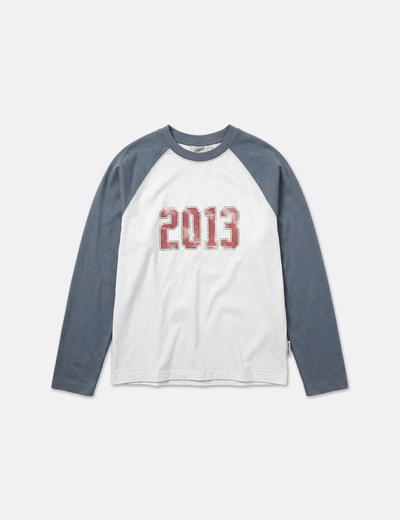 2013 Long-Sleeve T-Shirt [Off White/Navy]