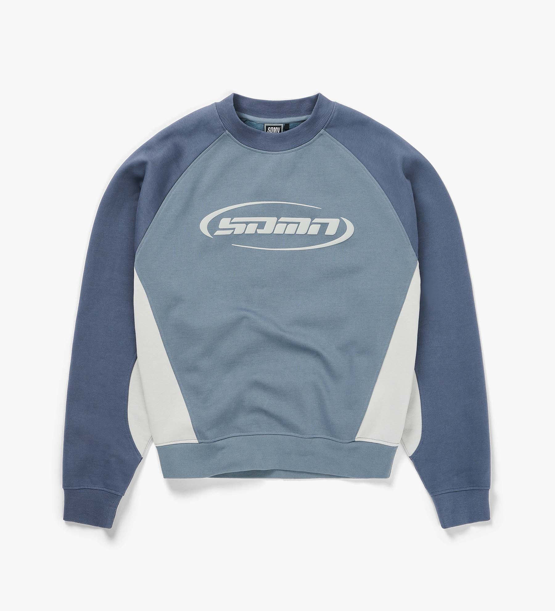 Astro Panel Sweater [Storm Blue/Mercury]