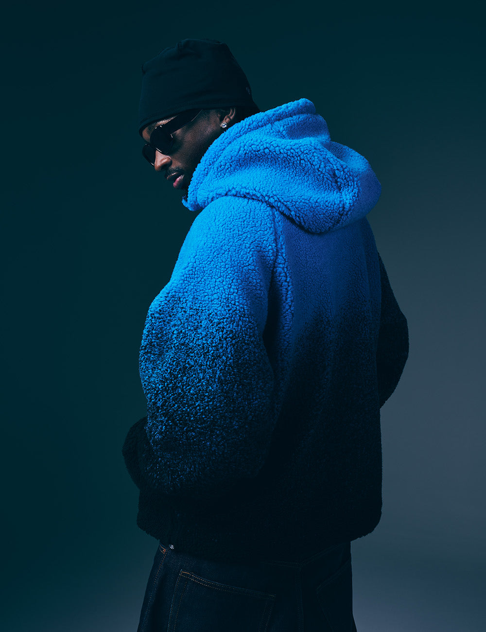 Astro Fleece Gradient Hoodie [Blue Mist]