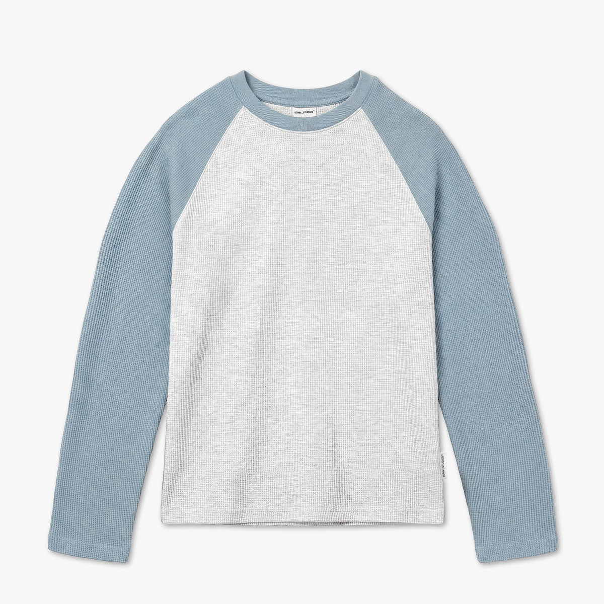 Studios ® Waffle Long-Sleeve [Light Blue/Gray Marl]