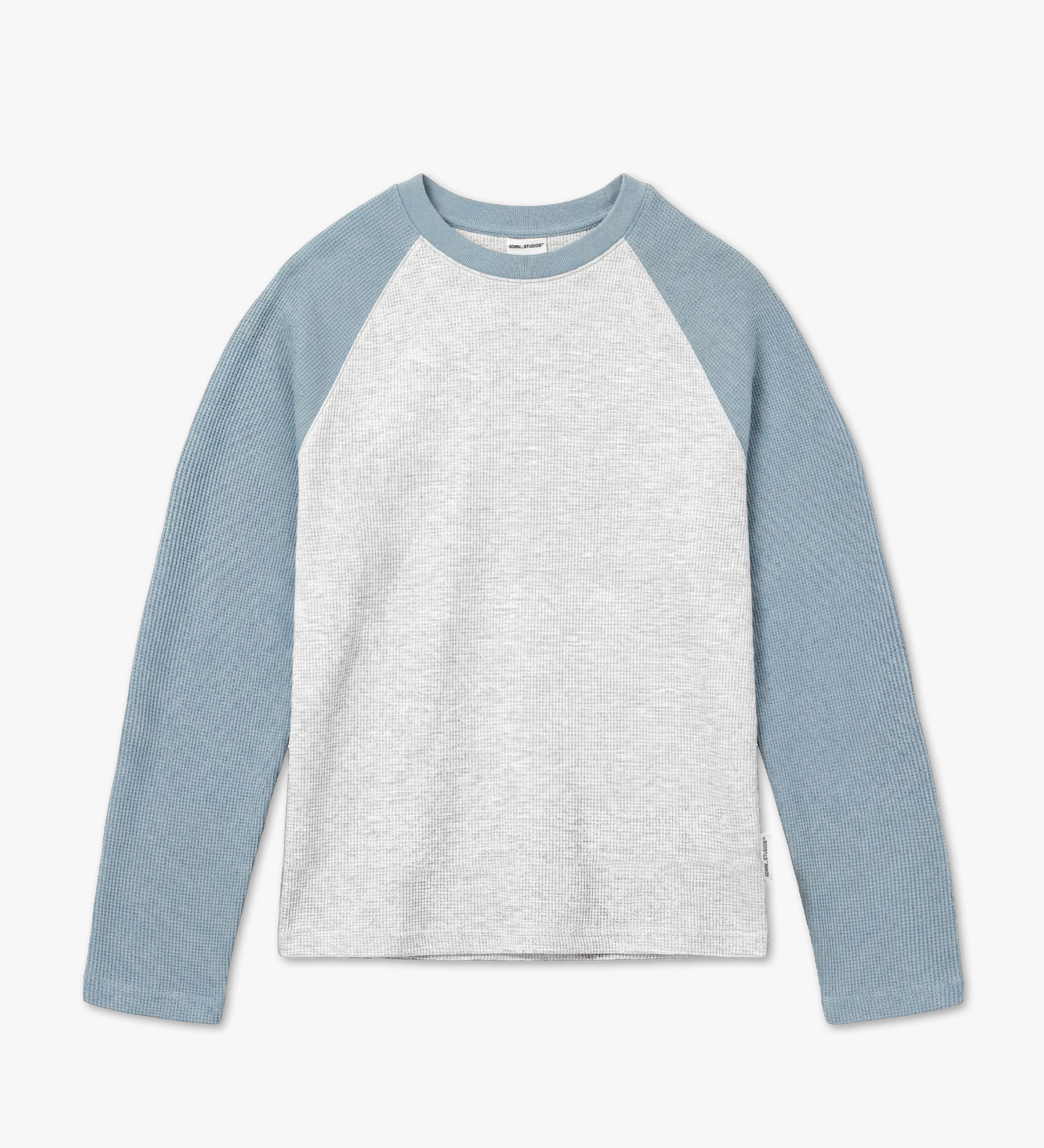 Studios ® Waffle Long-Sleeve [Light Blue/Gray Marl]