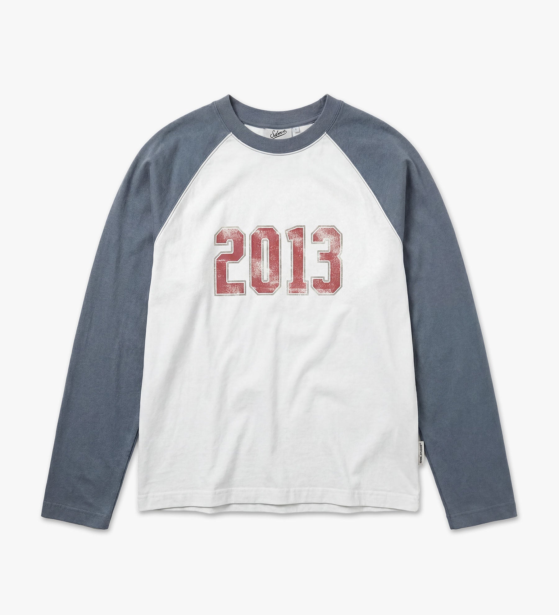 2013 Long-Sleeve T-Shirt [Off White/Navy]