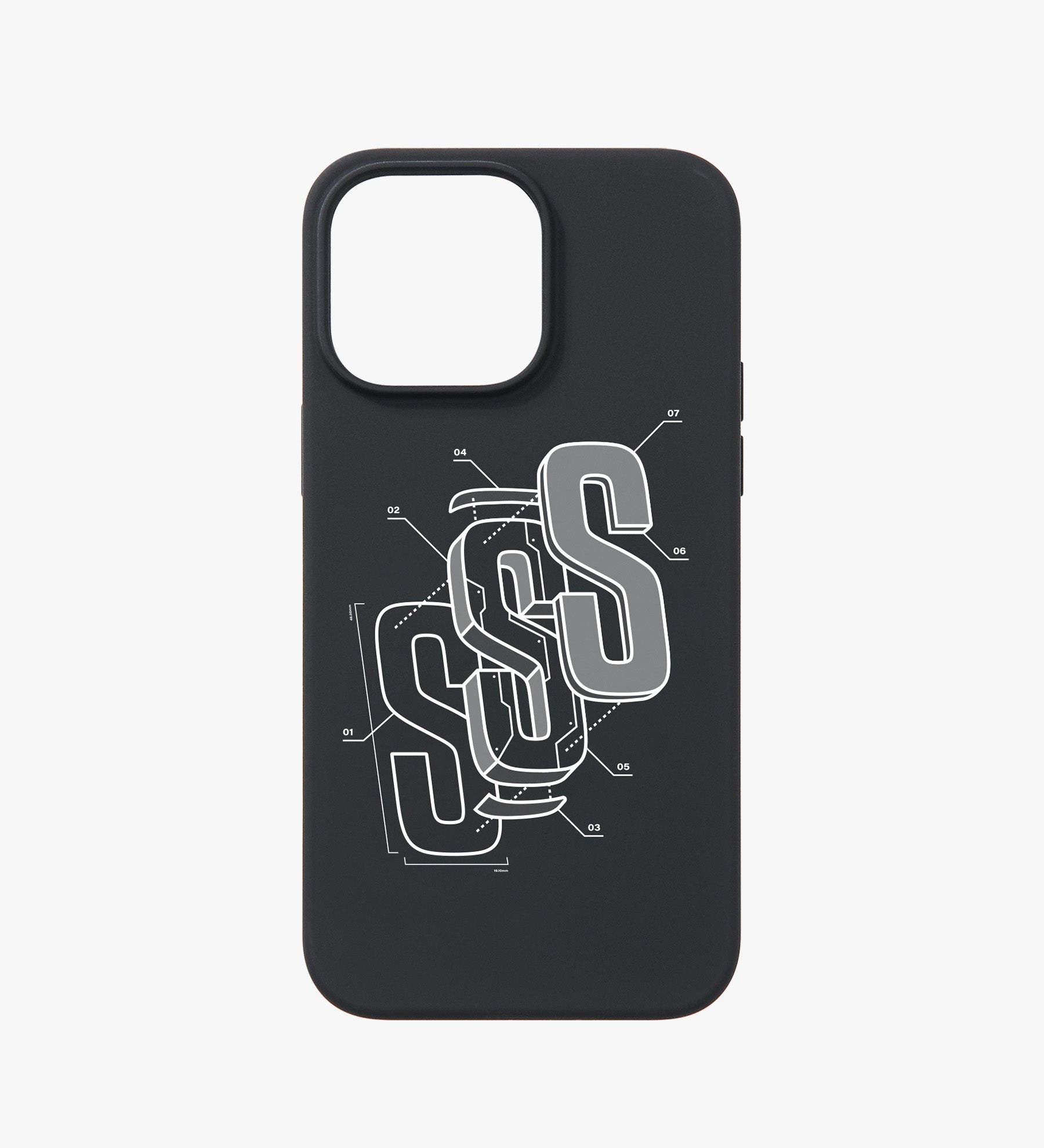 Blueprint iPhone Case [Black]