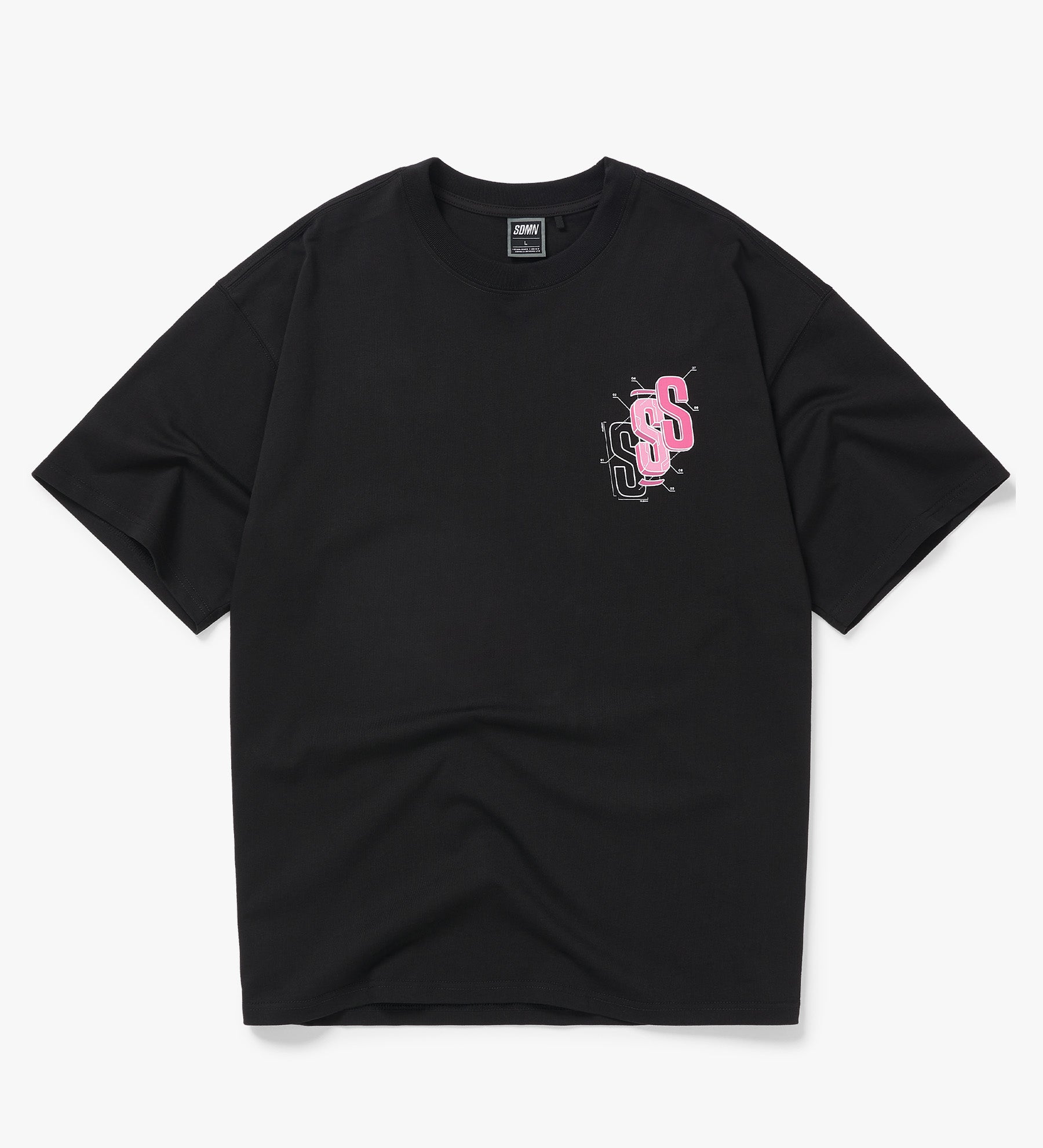 Blueprint T-Shirt [Black/Hot Pink]