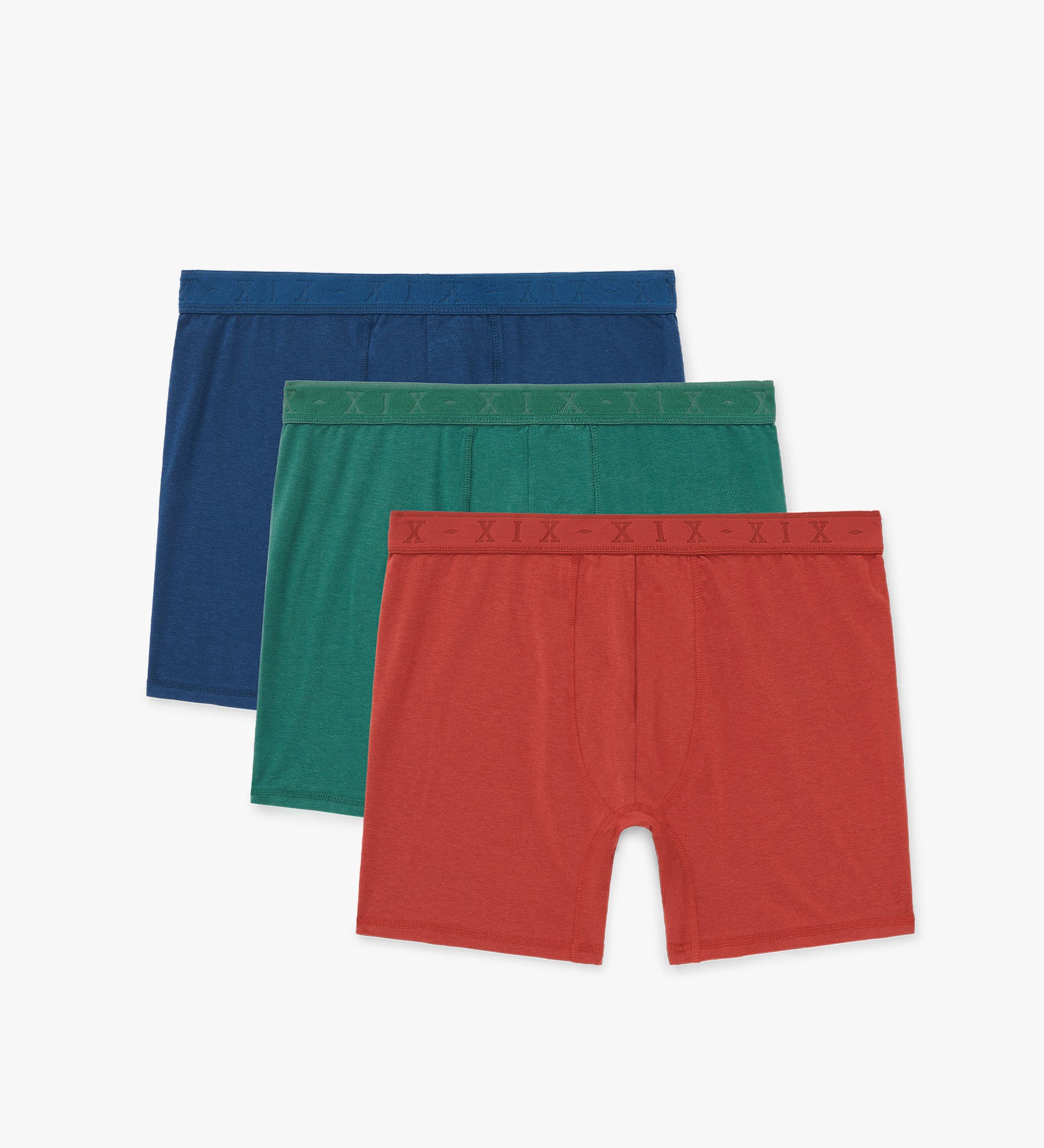 XIX Boxer Briefs 3 Pack [Blue/Green/Red]