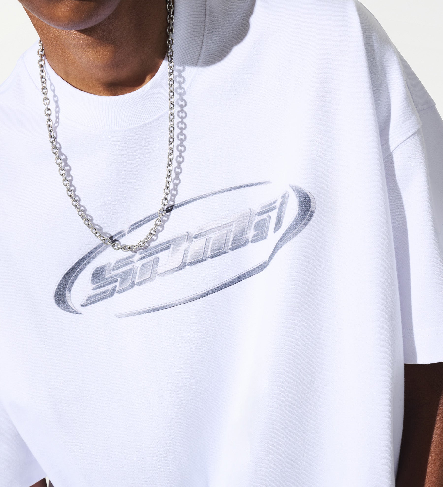 Chrome Logo T-Shirt [Vintage White]