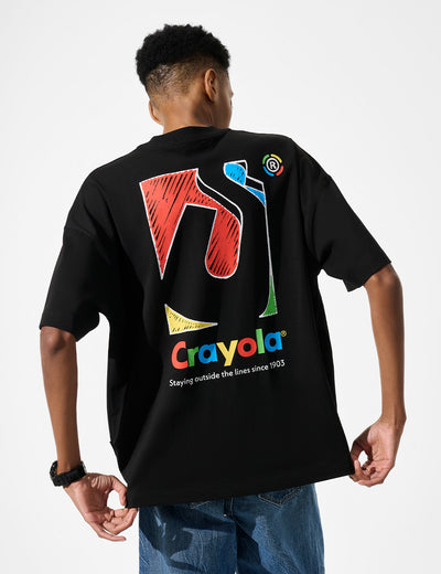 SDMN x Crayola Initial Box T-Shirt [Black]