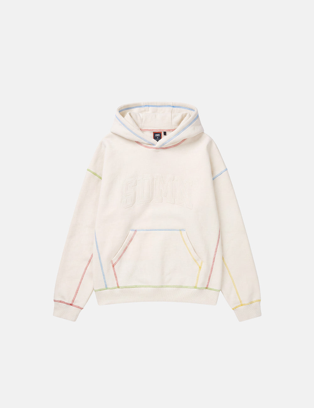 SDMN x Crayola Colour Stitch Hoodie [Buttercream]