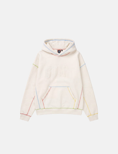 SDMN x Crayola Colour Stitch Hoodie [Buttercream]