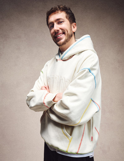 SDMN x Crayola Colour Stitch Hoodie [Buttercream]