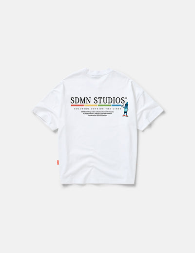 SDMN x Crayola Studios ® T-Shirt [White]