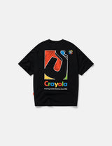 SDMN x Crayola Initial Box T-Shirt [Black]
