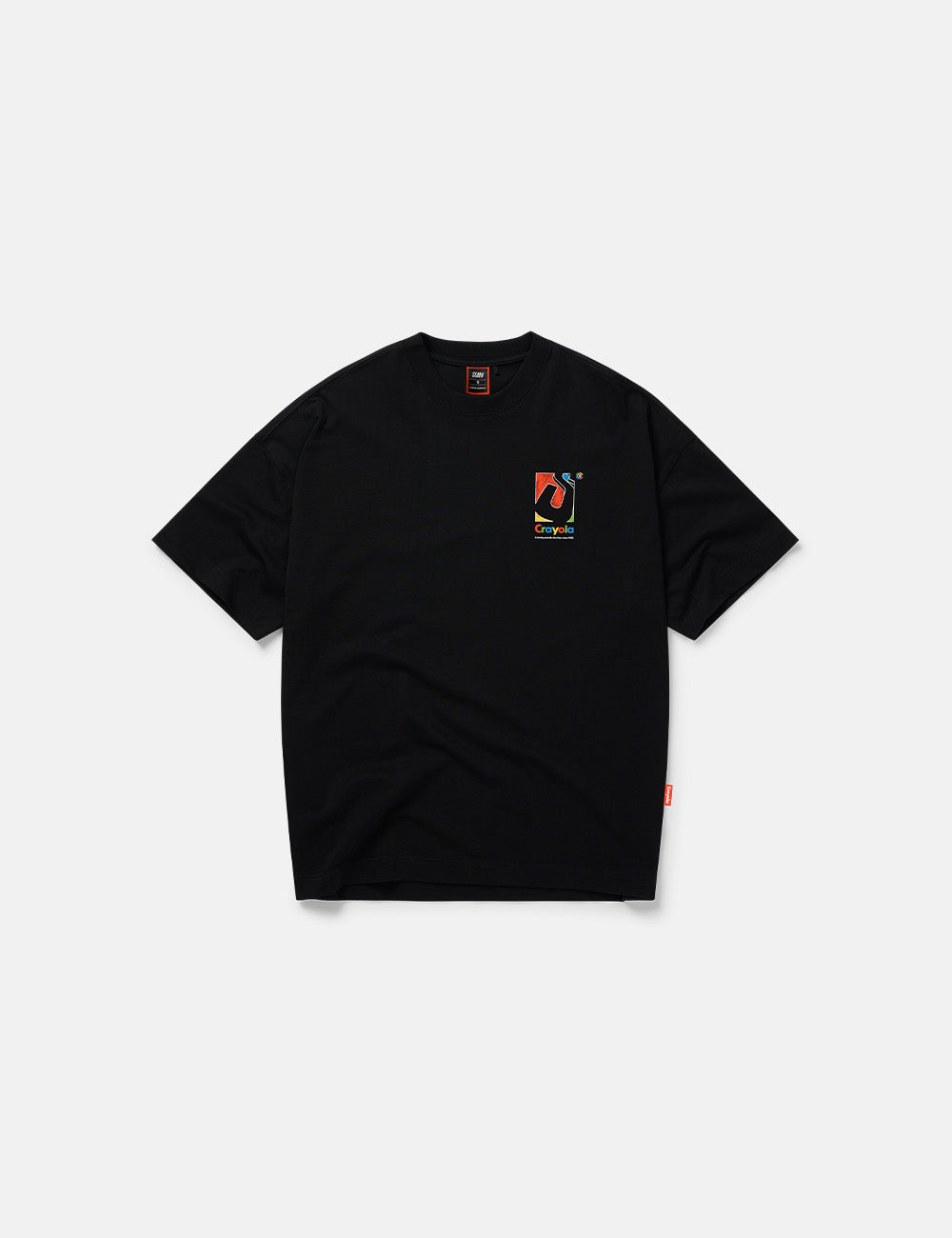 SDMN x Crayola Initial Box T-Shirt [Black]