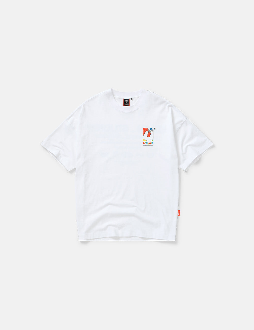 SDMN x Crayola Initial Box T-Shirt [White]