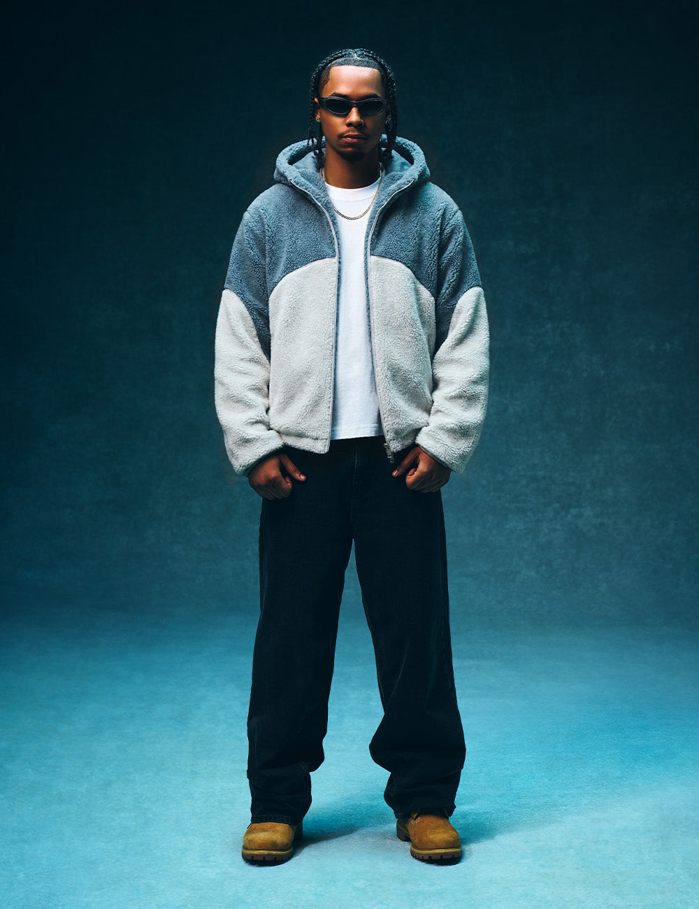 Astro Fleece Hoodie [Storm Blue/Mercury]