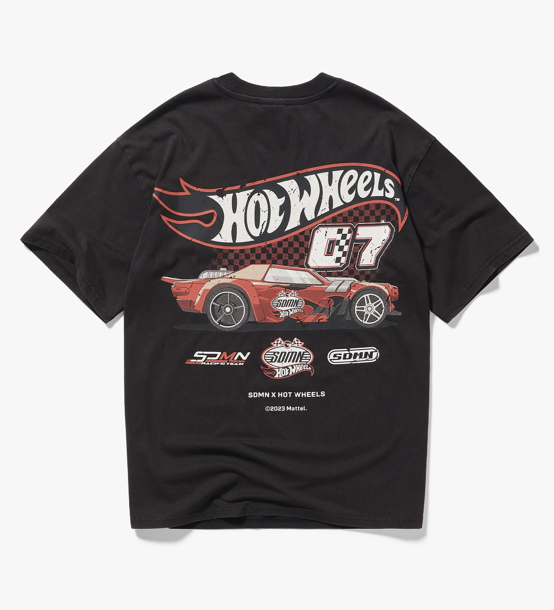 SDMN x Hot Wheels Washed T-Shirt [Vintage Black]