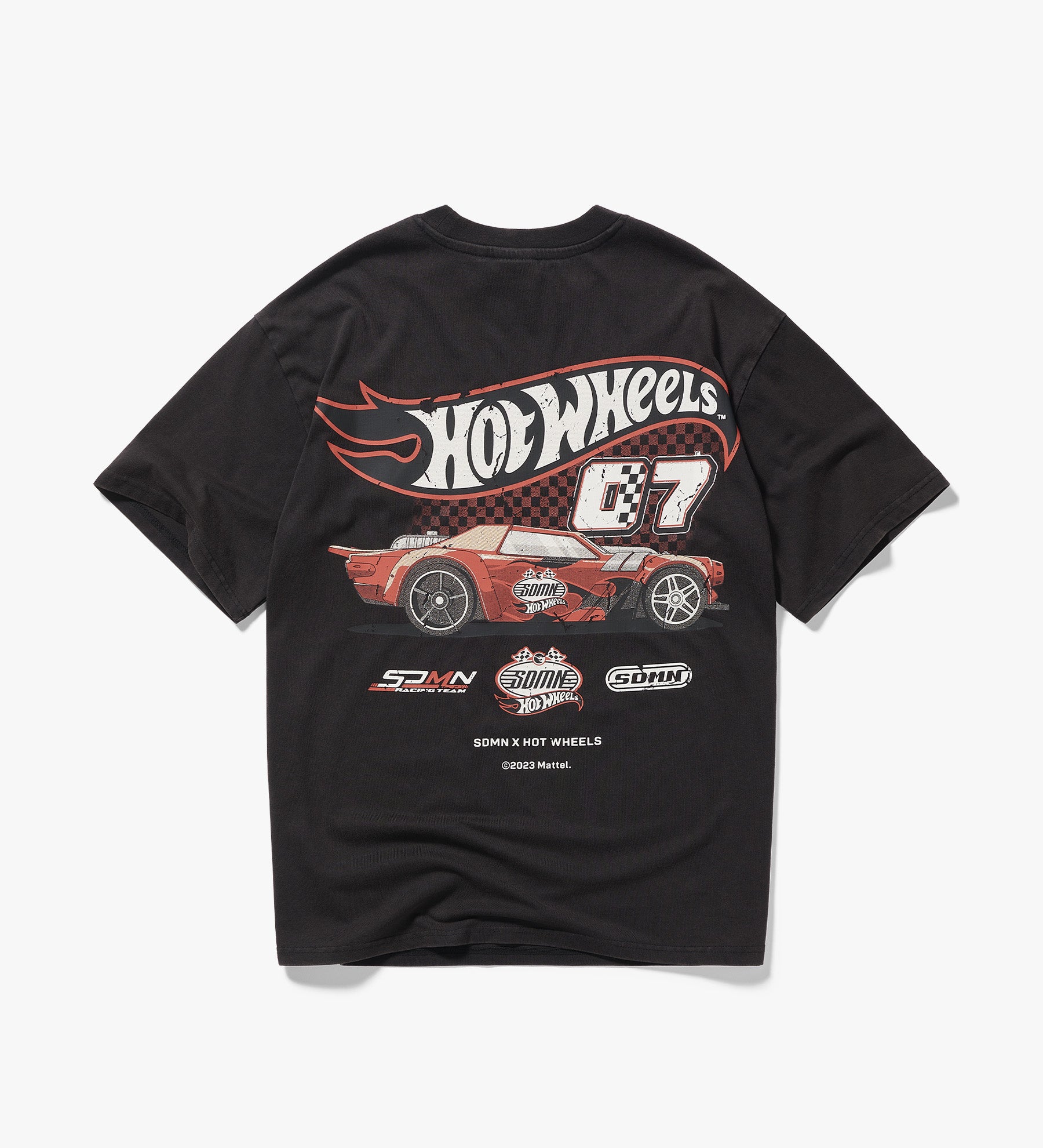 SDMN x Hot Wheels Washed T-Shirt [Vintage Black]