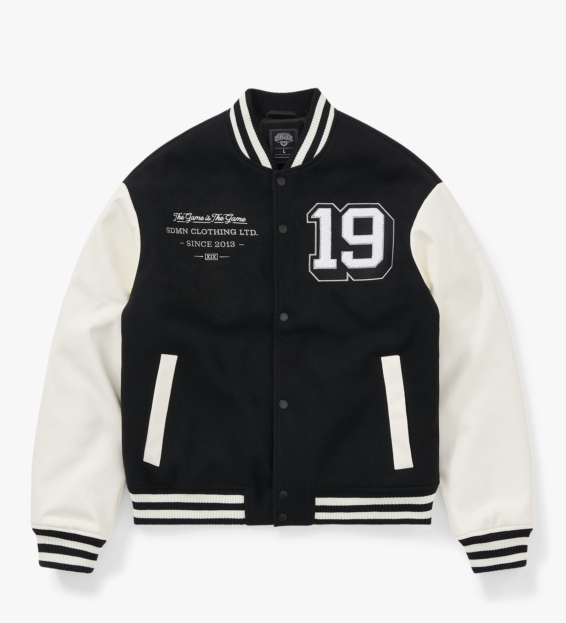 Imperial Varsity Letterman Jacket [Black/White]