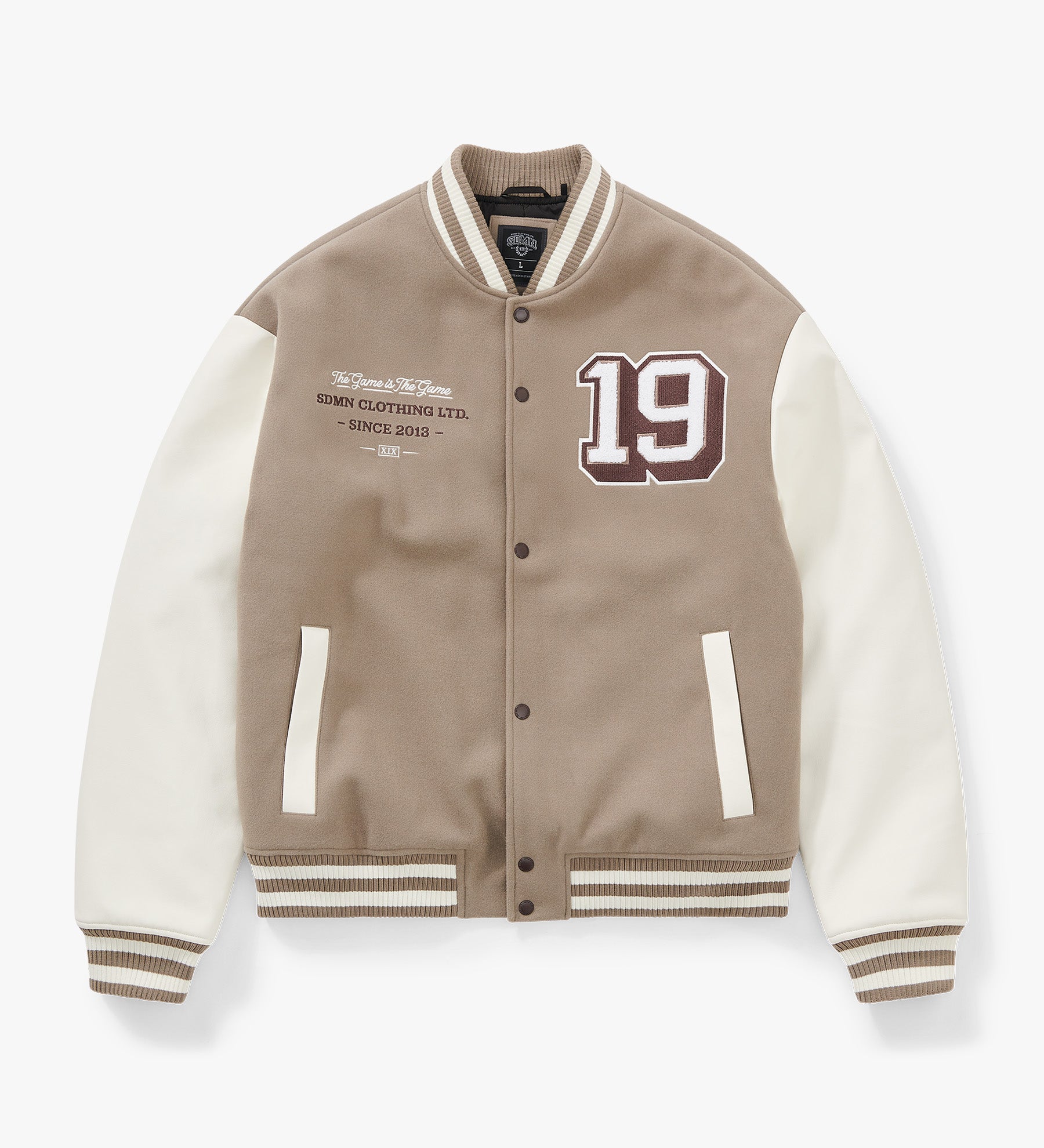 Imperial Varsity Letterman Jacket [Fossil/Stone]