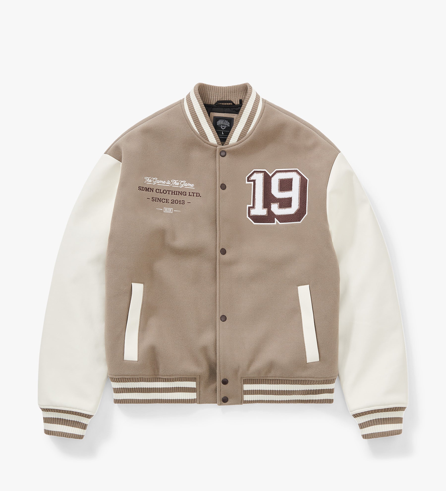 Imperial Varsity Letterman Jacket [Fossil/Stone]