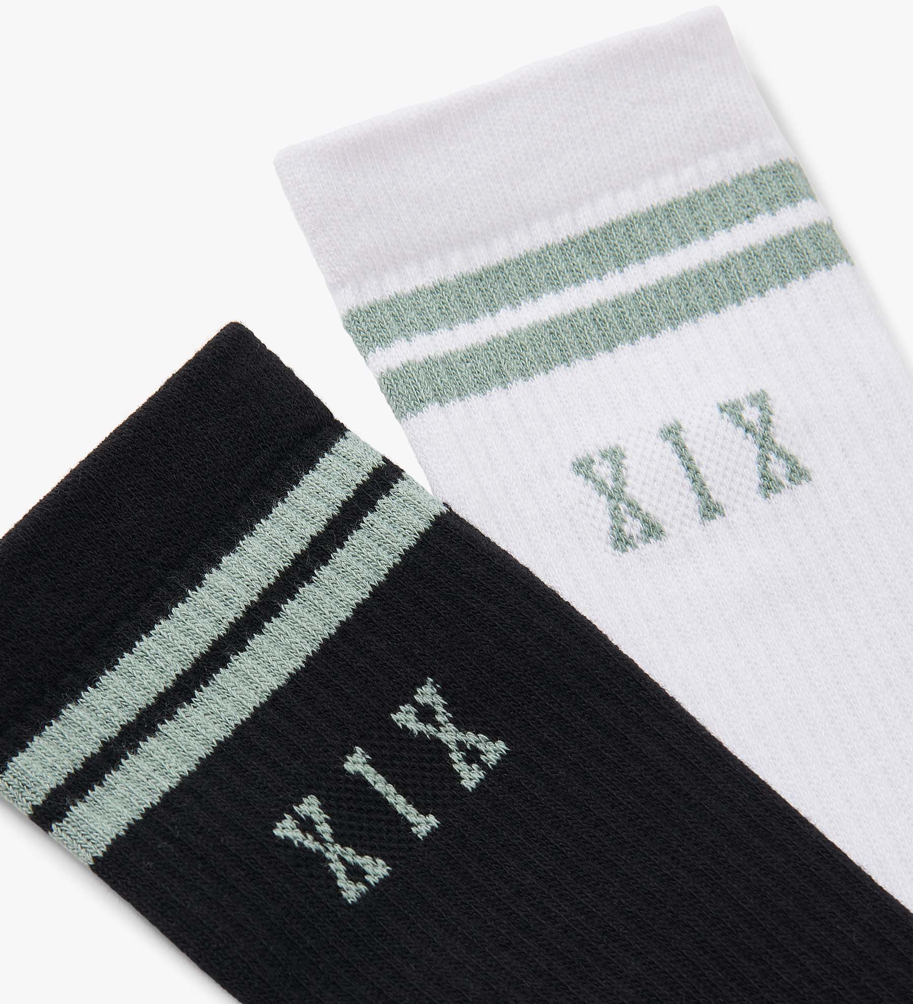 XIX Socks 2 Pack [Black/White/Storm Grey]