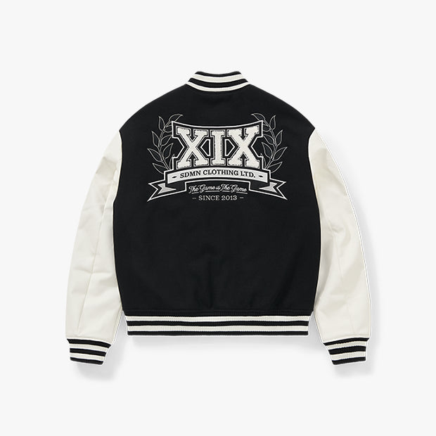 Imperial Varsity Letterman Jacket [Black/White]