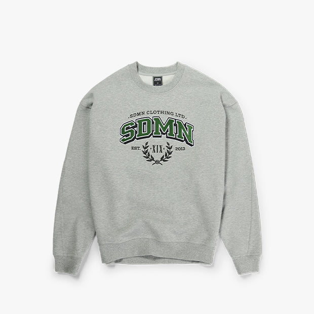 SDMN Imperial Varsity Sweatshirt [Melange Grey]