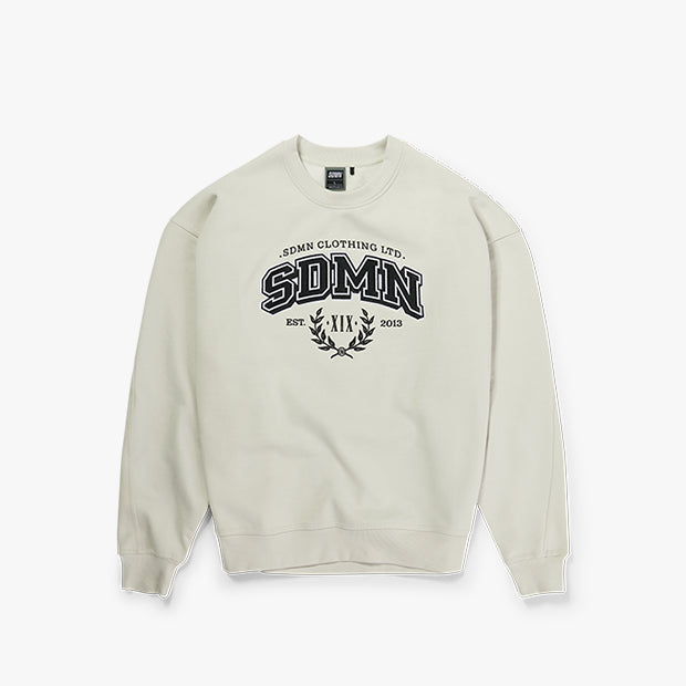 SDMN Imperial Varsity Sweatshirt [Off White]