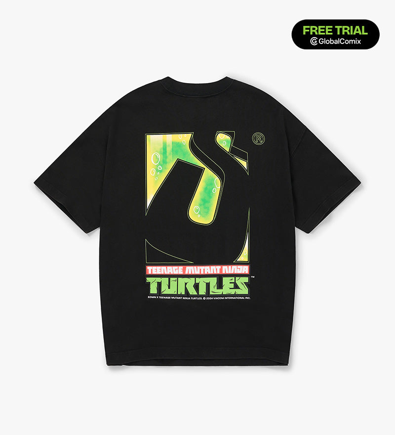 SDMN x TMNT Initial T-Shirt [Black]
