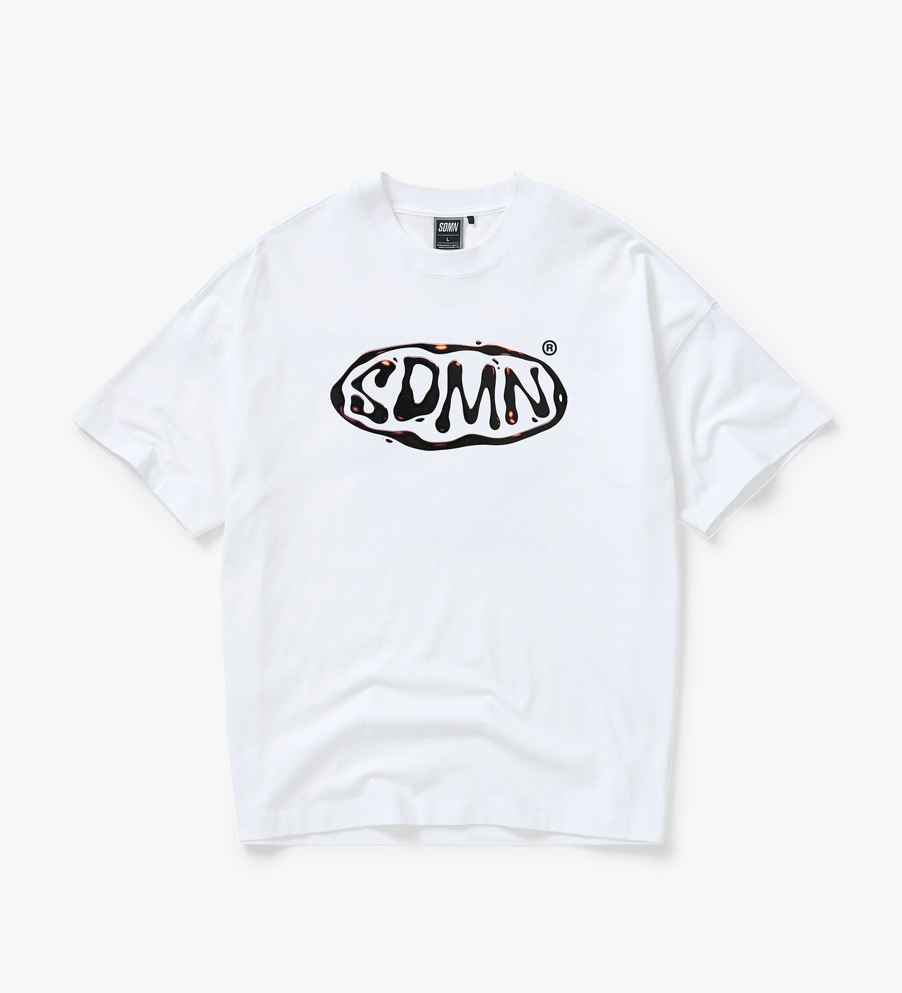 Liquid Logo T-Shirt [Black/Orange]