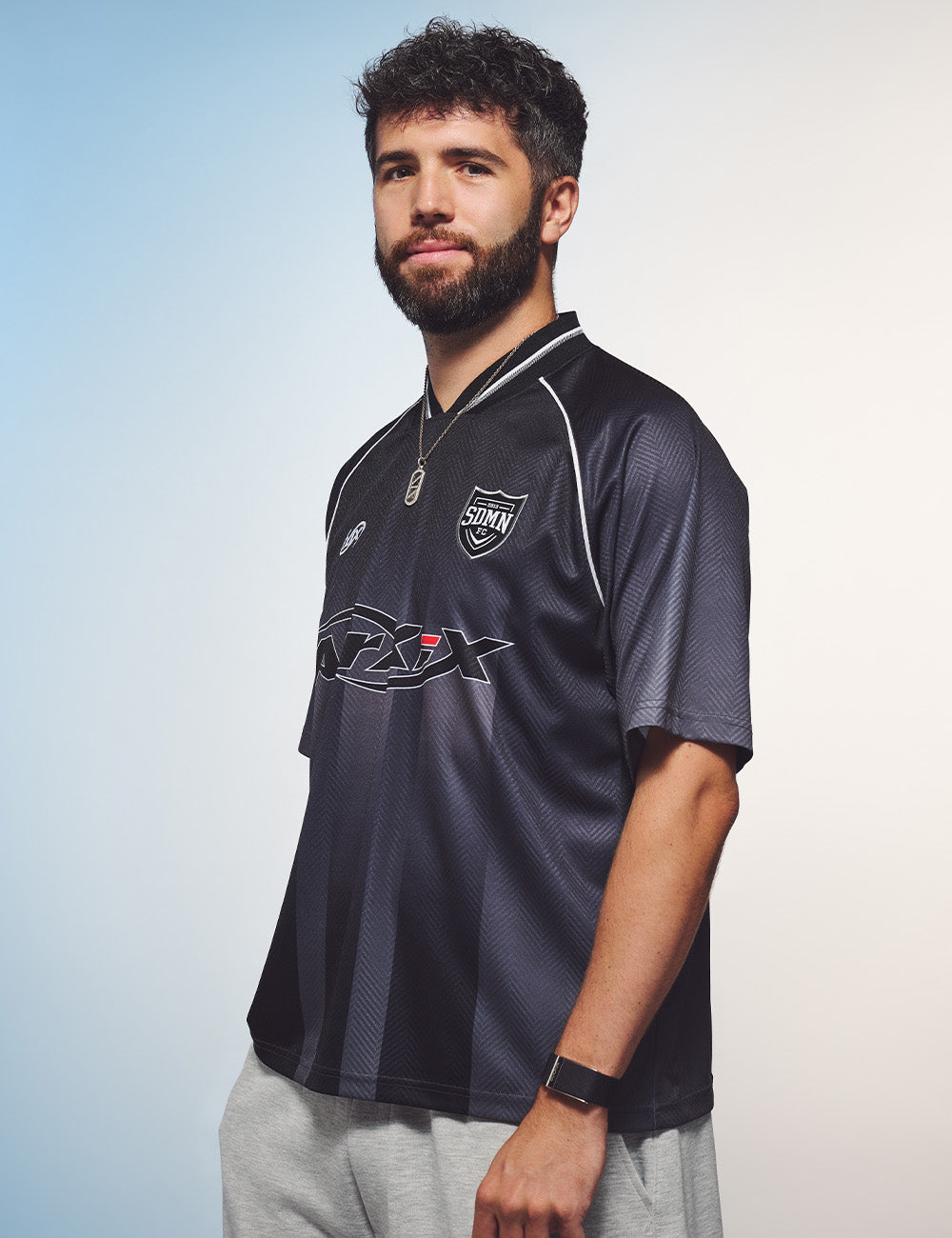 SDMN FC Retro Home Jersey [Black]