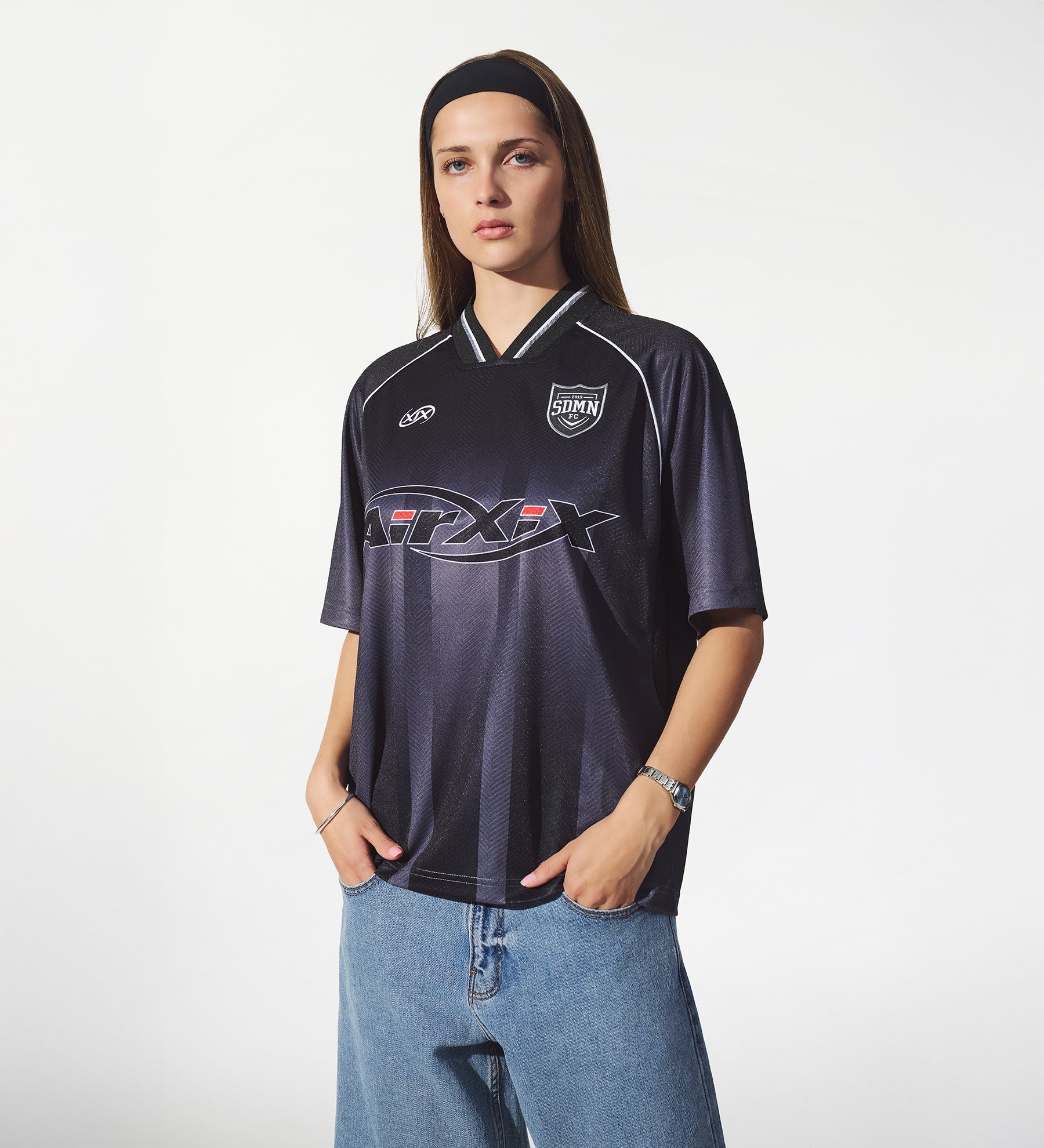 SDMN FC Retro Home Jersey [Black]