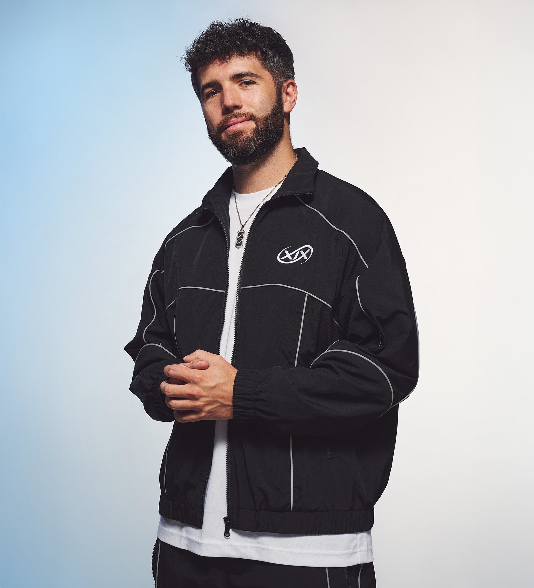 XIX Reflective Track Jacket [Black]