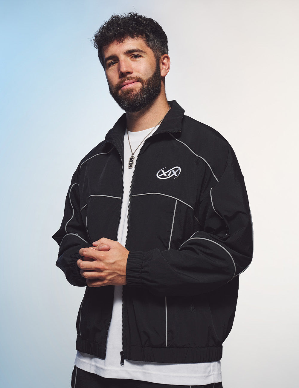 XIX Reflective Track Jacket [Black]
