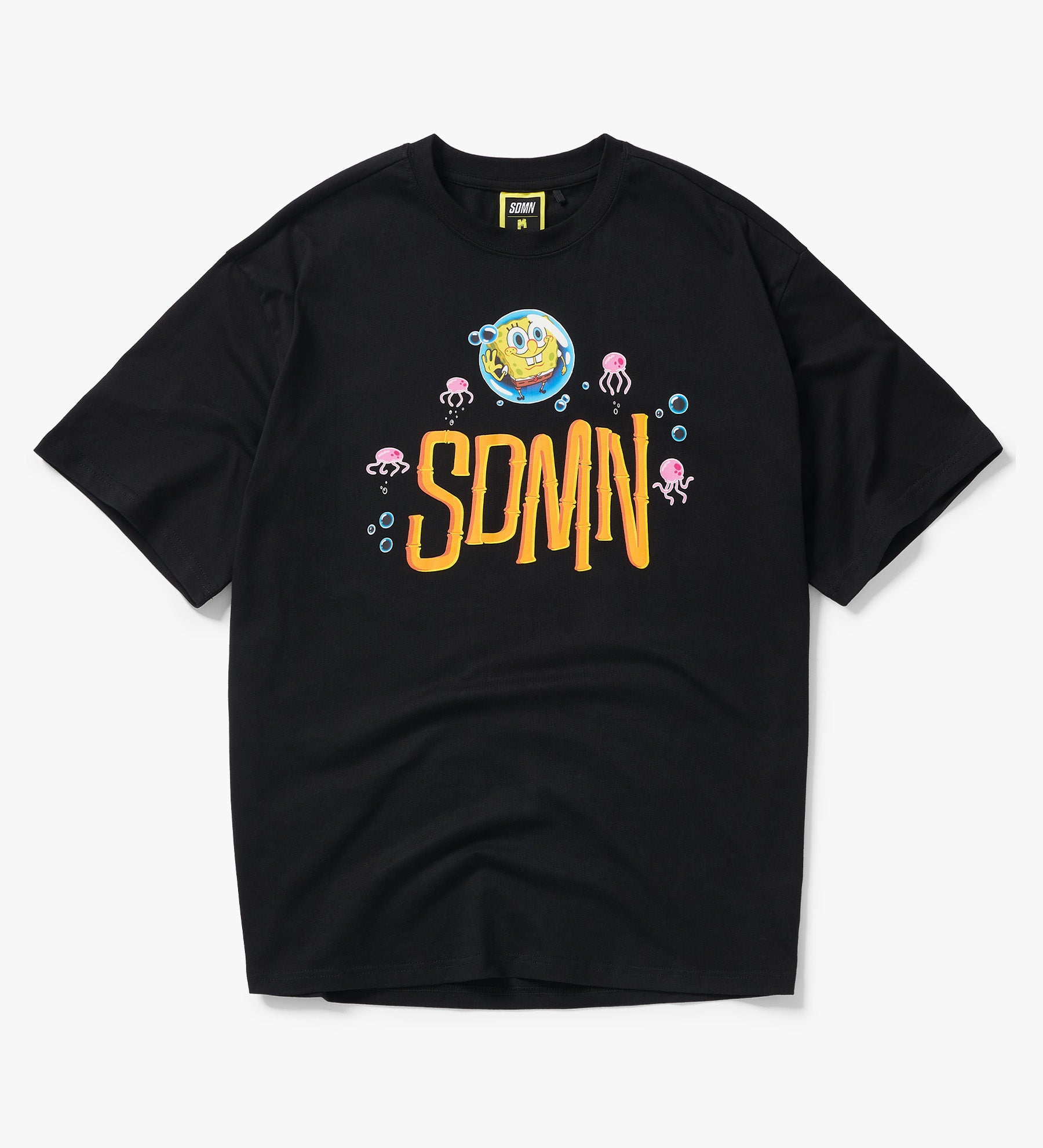 SDMN x SpongeBob Tiki Bamboo T-Shirt [Black]