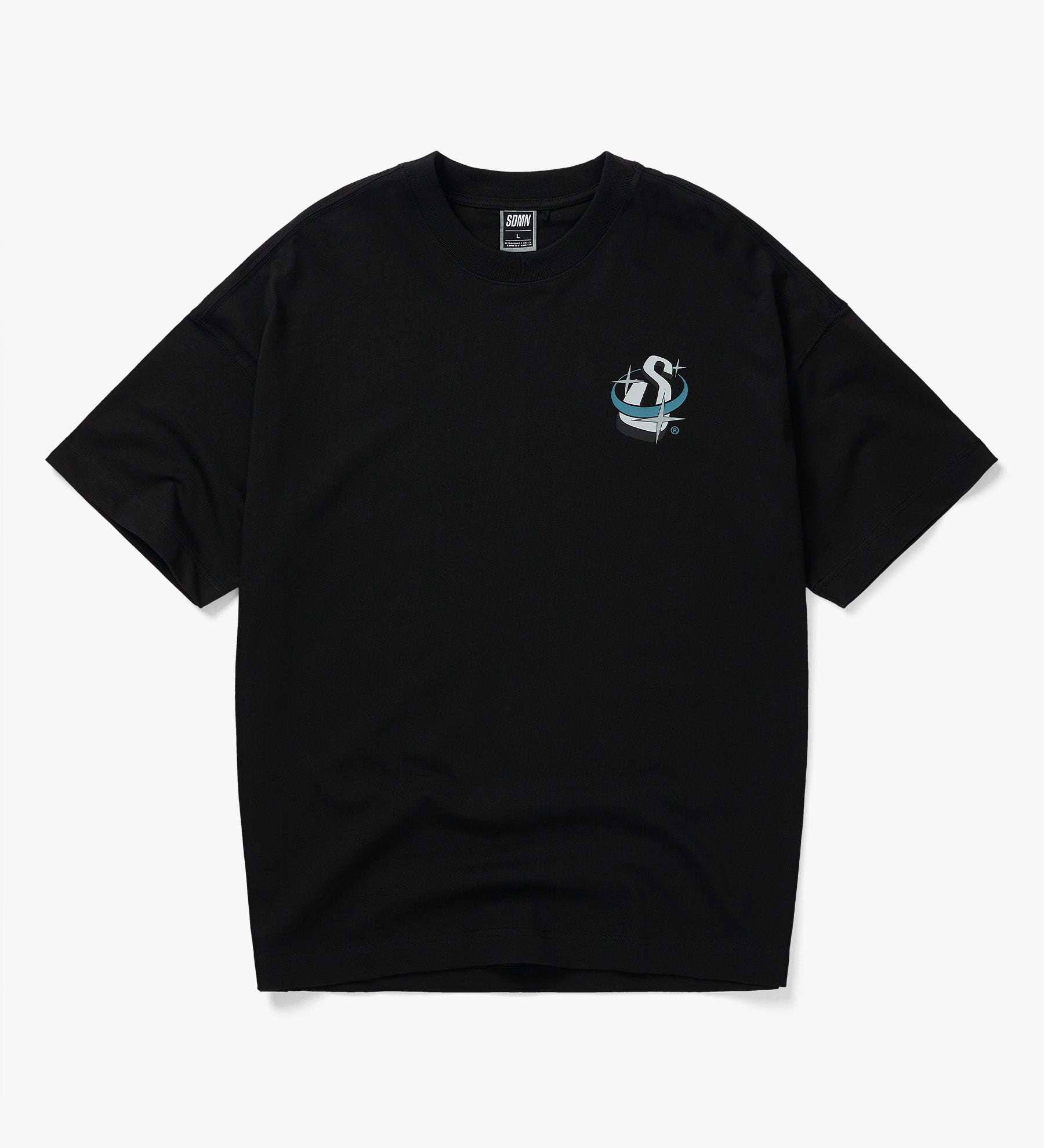 Satellite Initial Logo T-Shirt [Black]