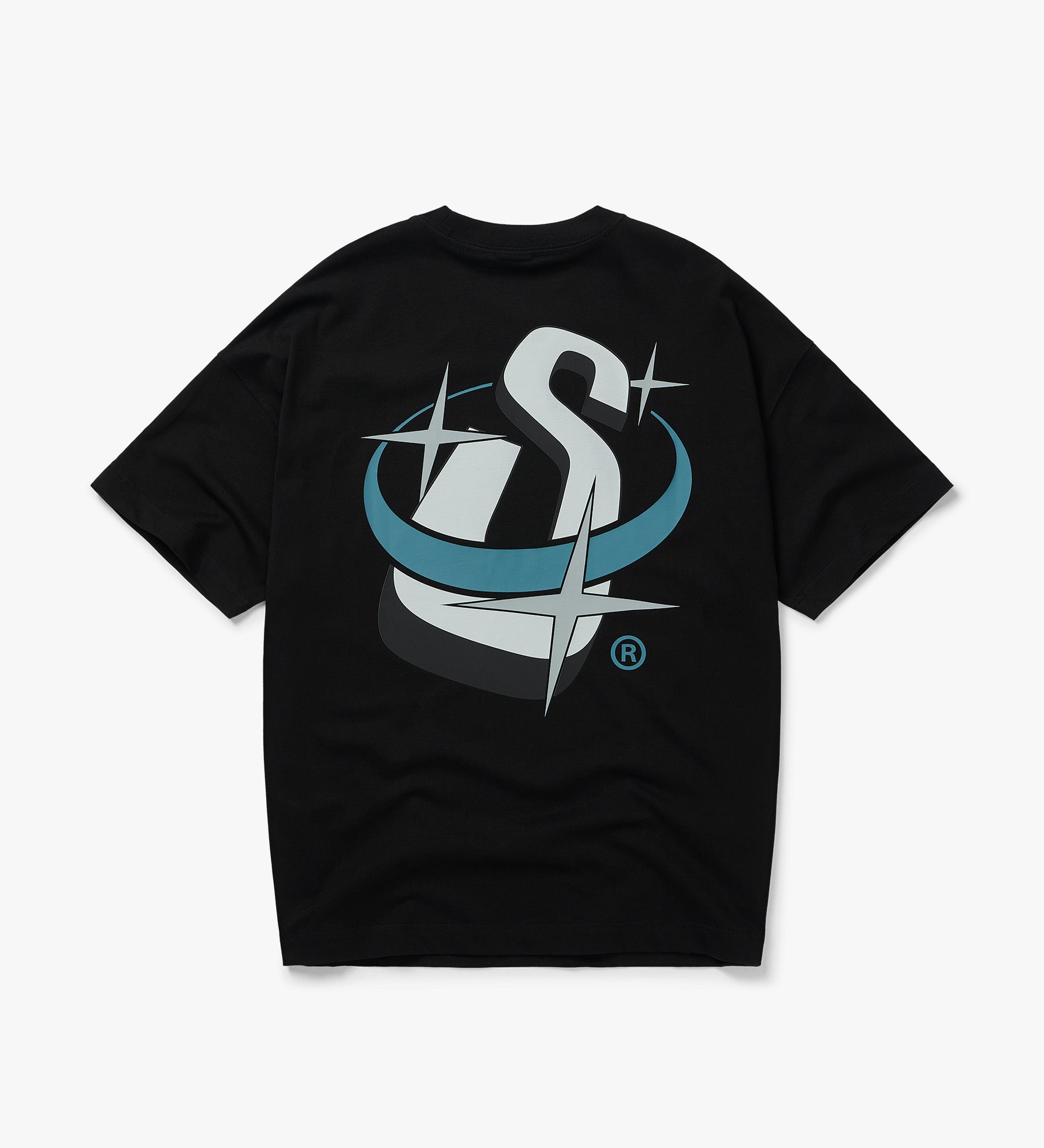 Satellite Initial Logo T-Shirt [Black]