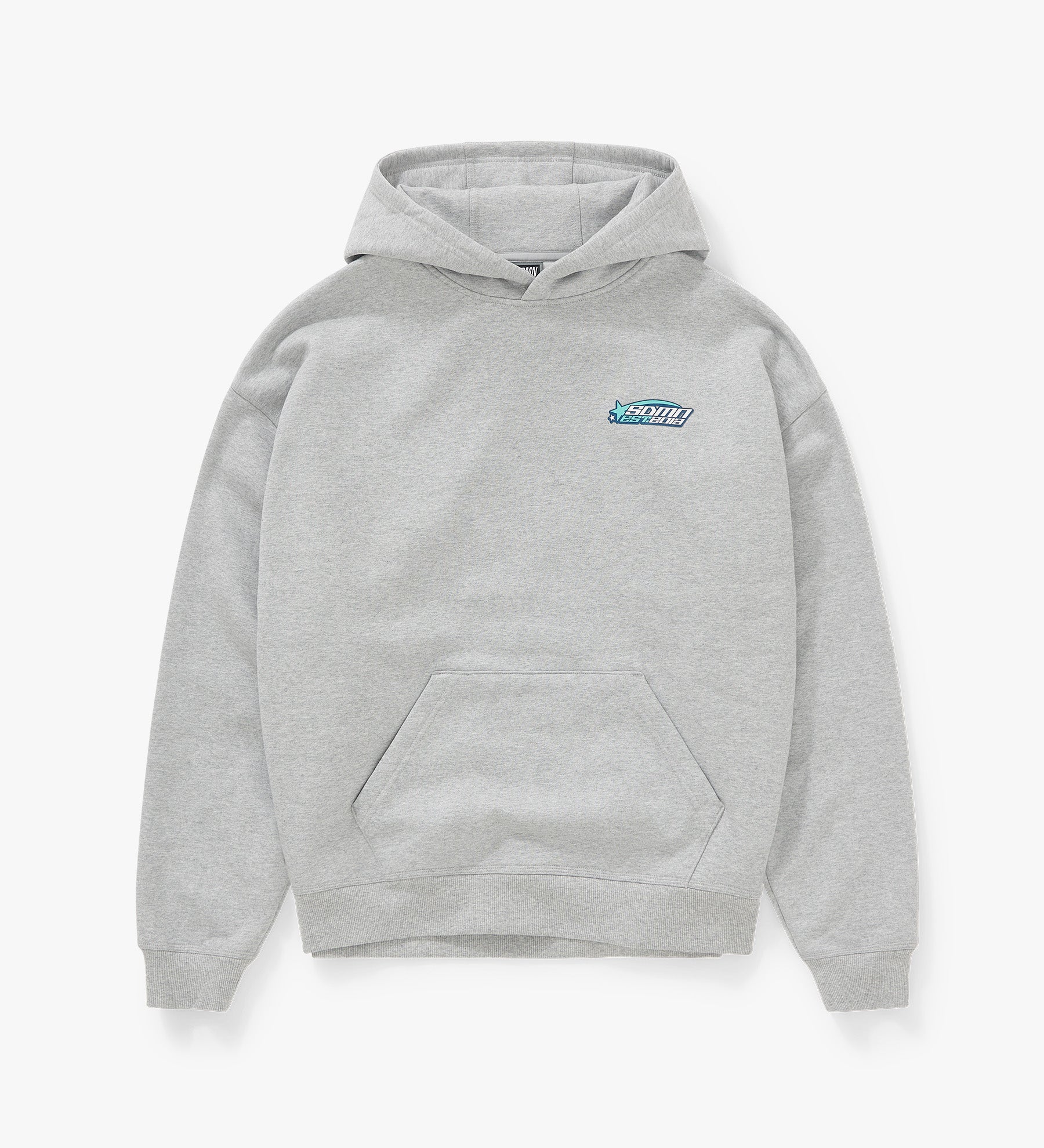 Y2K Shooting Stars Hoodie [Melange Grey]