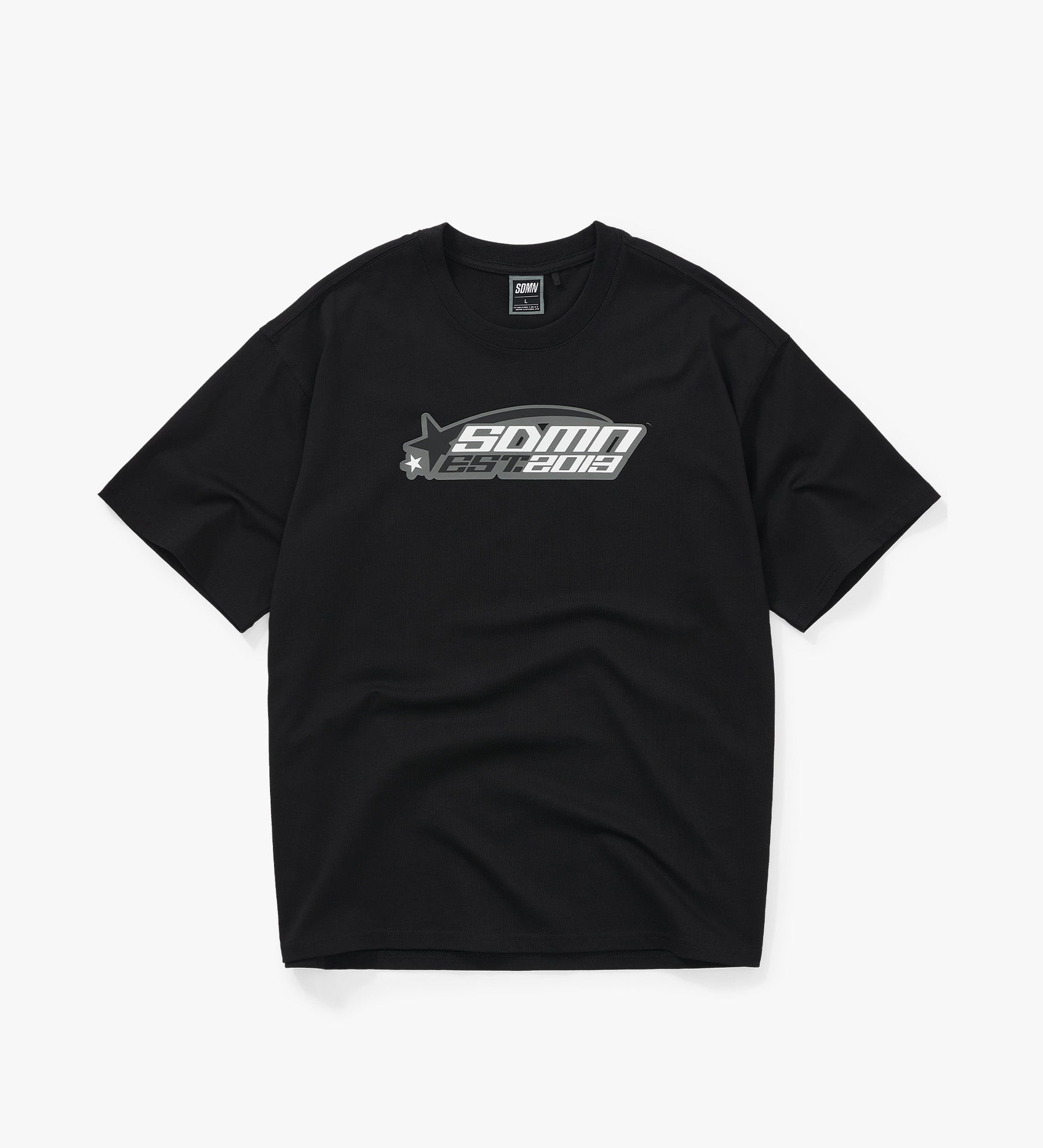 Y2K Shooting Stars T-Shirt [Black]