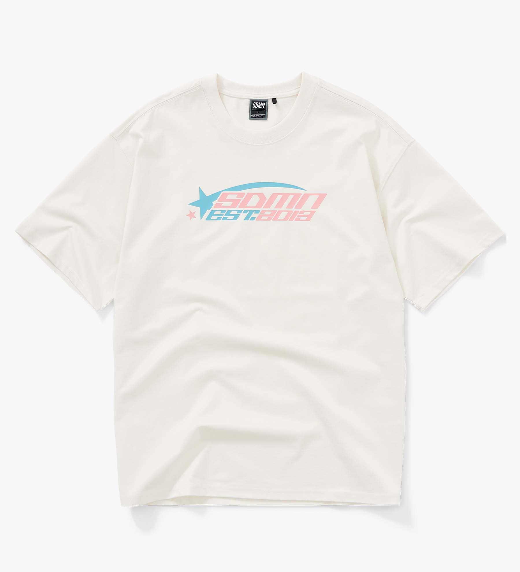 Y2K Shooting Stars T-Shirt [Ecru]