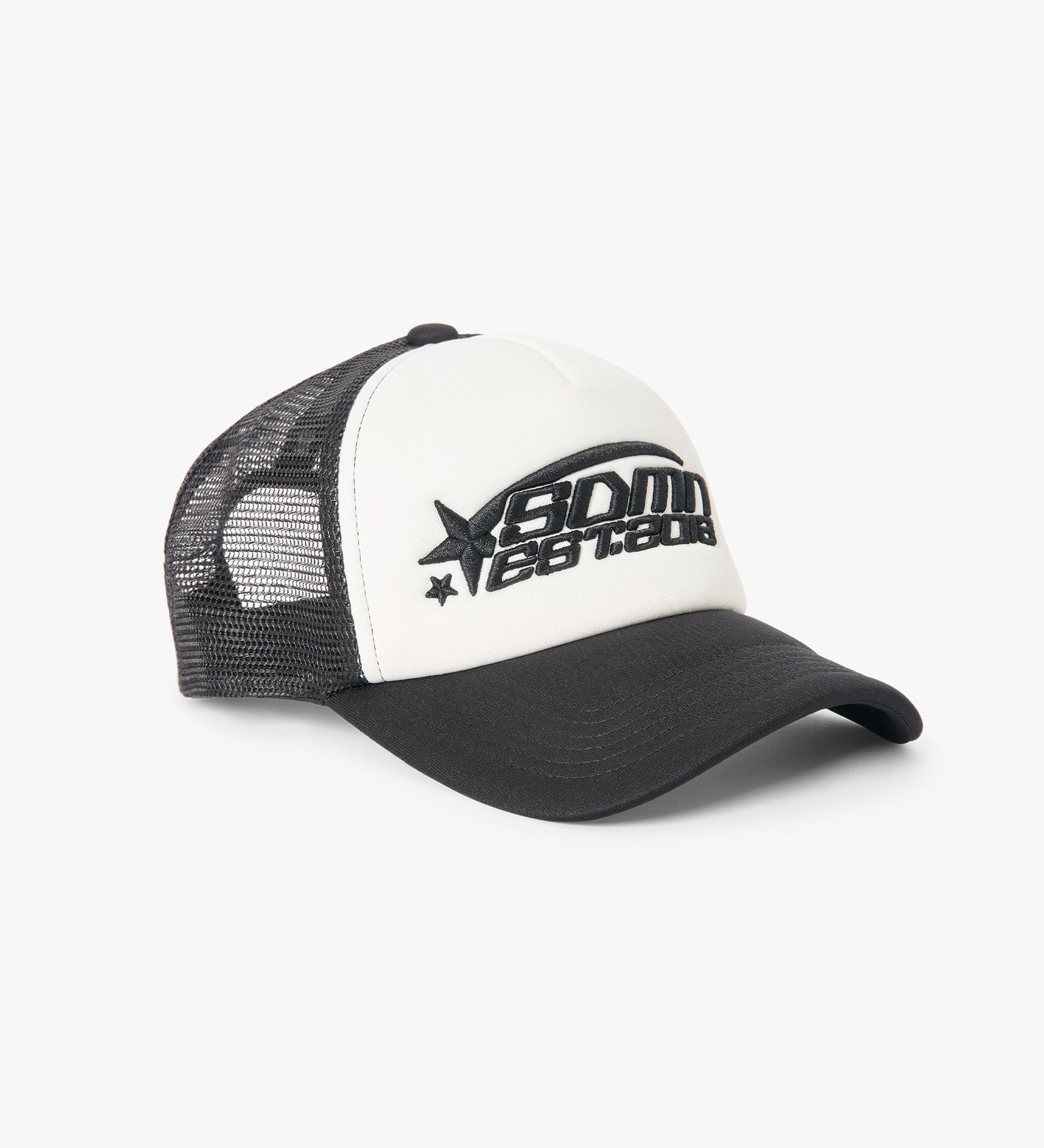 Y2K Shooting Stars Cap [Black/White]