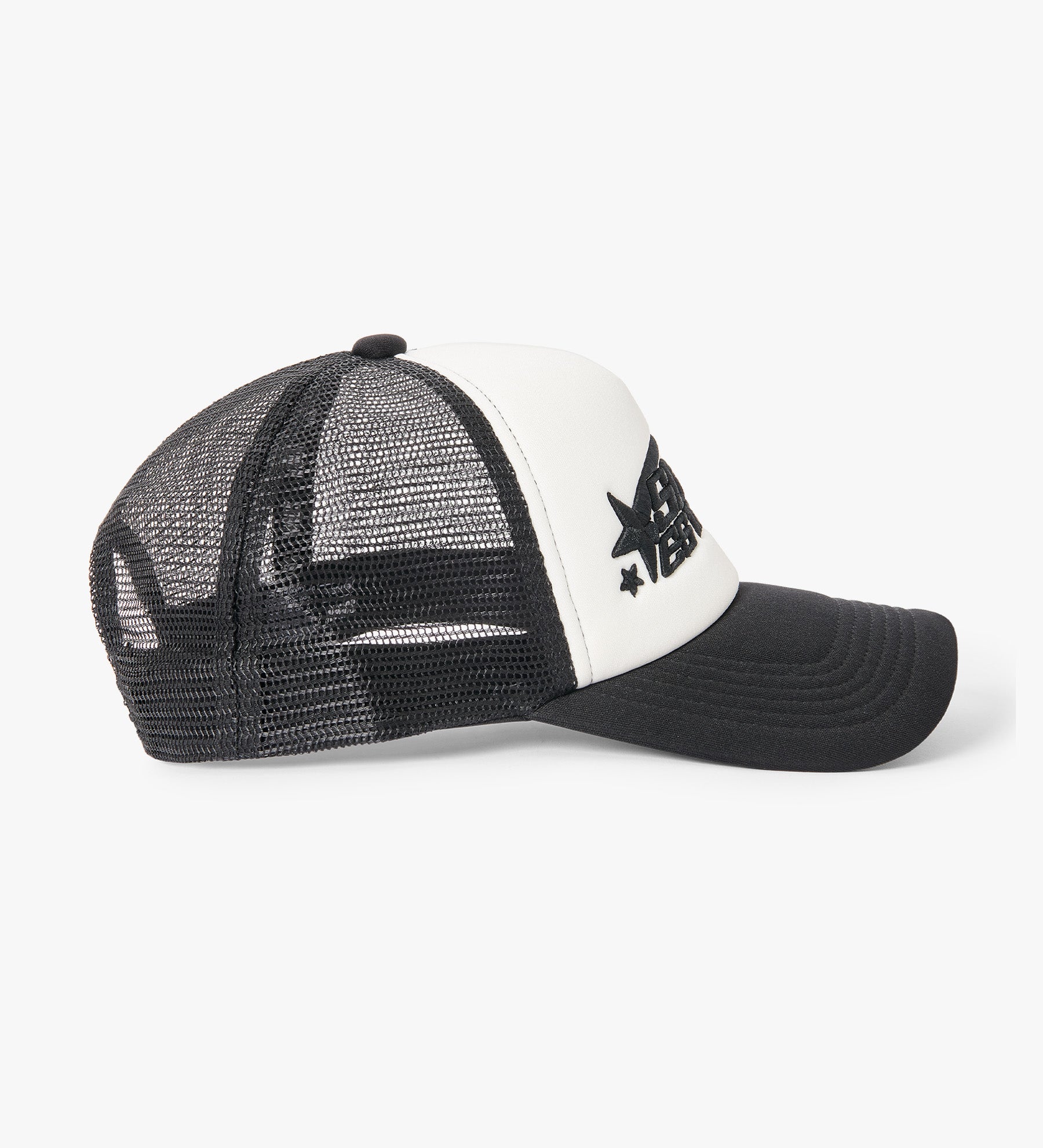 Y2K Shooting Stars Cap [Black/White]