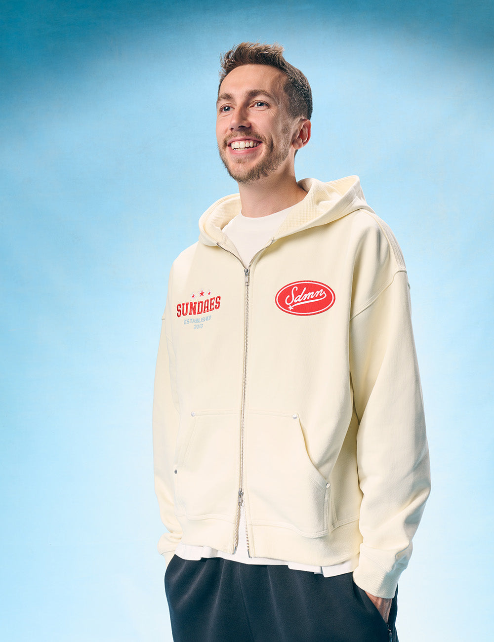 Sundaes Zip Hoodie [Vanilla]