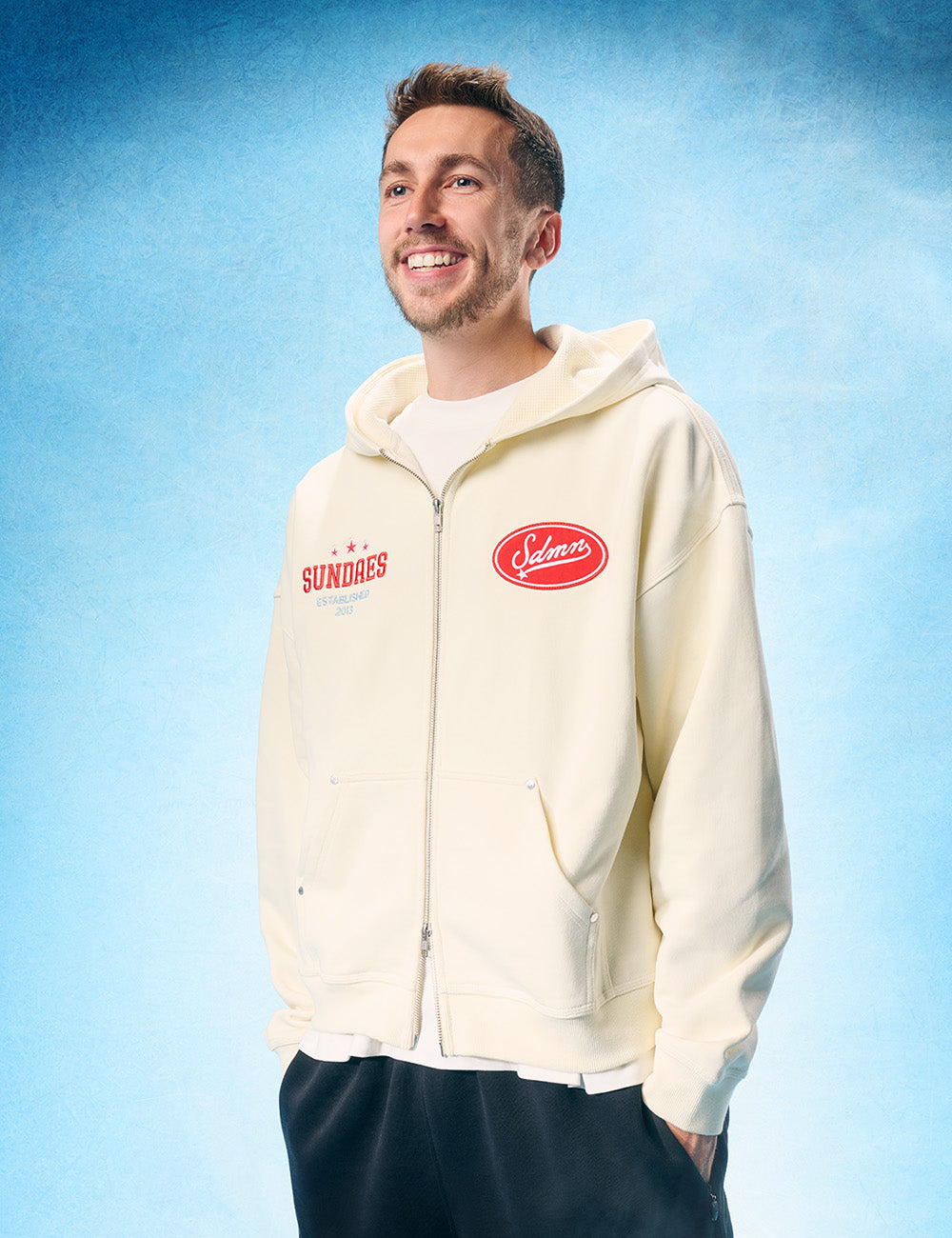 Sundaes Zip Hoodie [Vanilla]