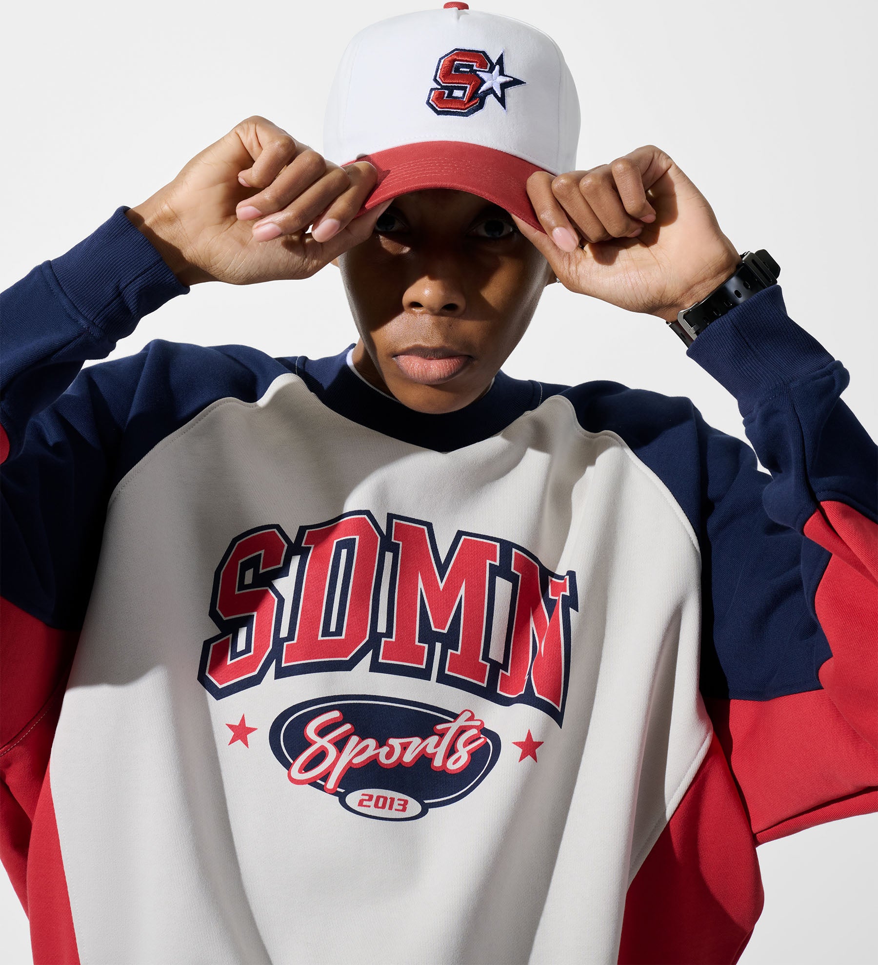 SDMN Sports Sweater [Red/White/Blue]