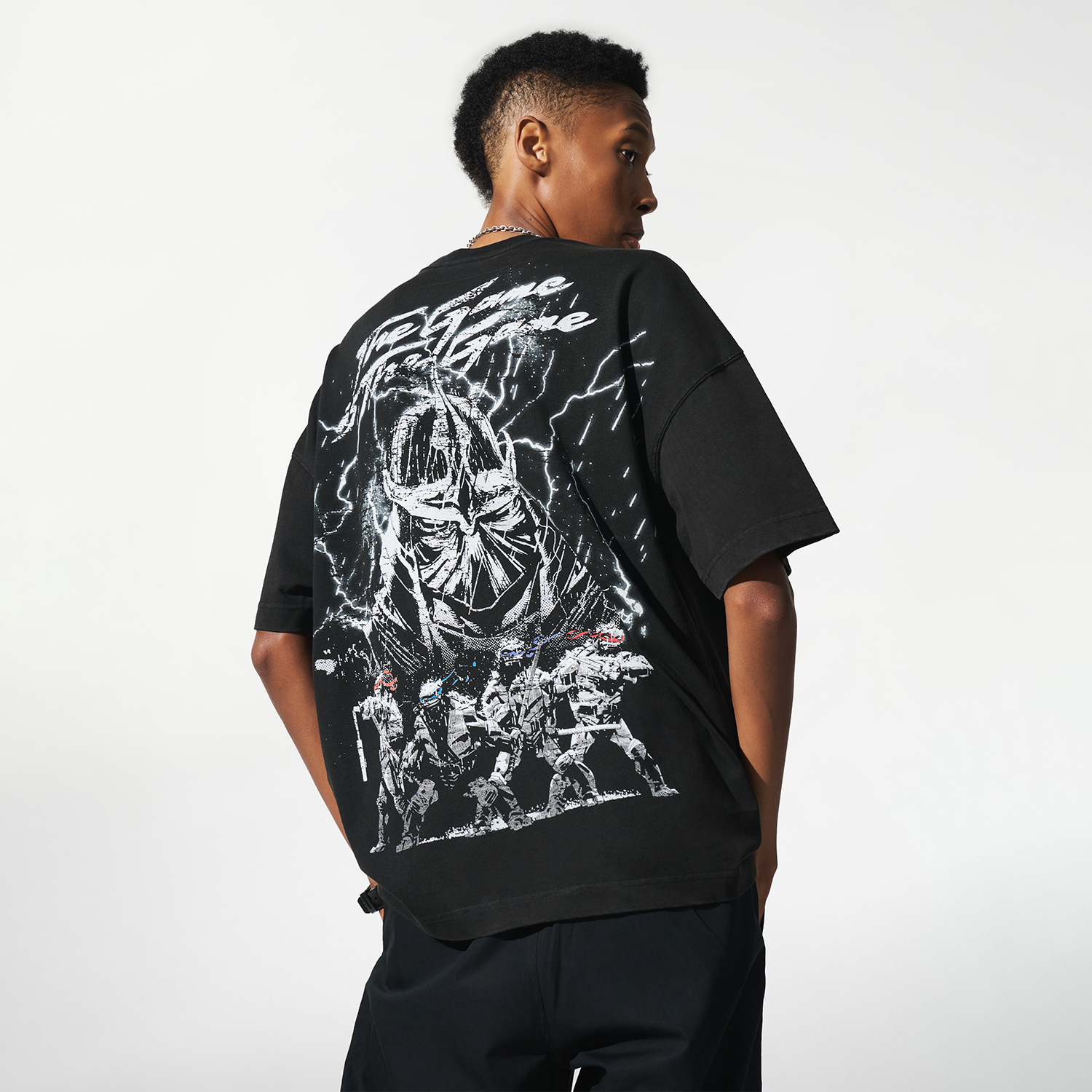 SDMN x TMNT Storm T-Shirt [Vintage Black]