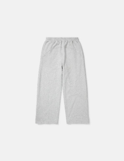 Studios ® Wide Leg Sweatpants [Melange Grey]